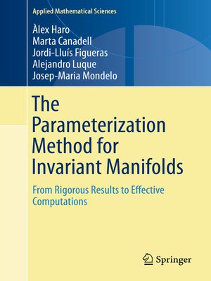 cover image of The Parameterization Method for Invariant Manifolds